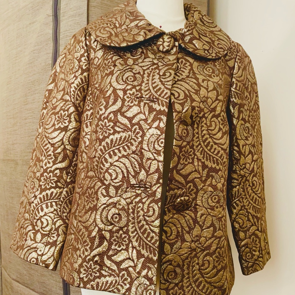 BR-RARE Find👆🏻Brocade timeless evening jacket, vintage perfect